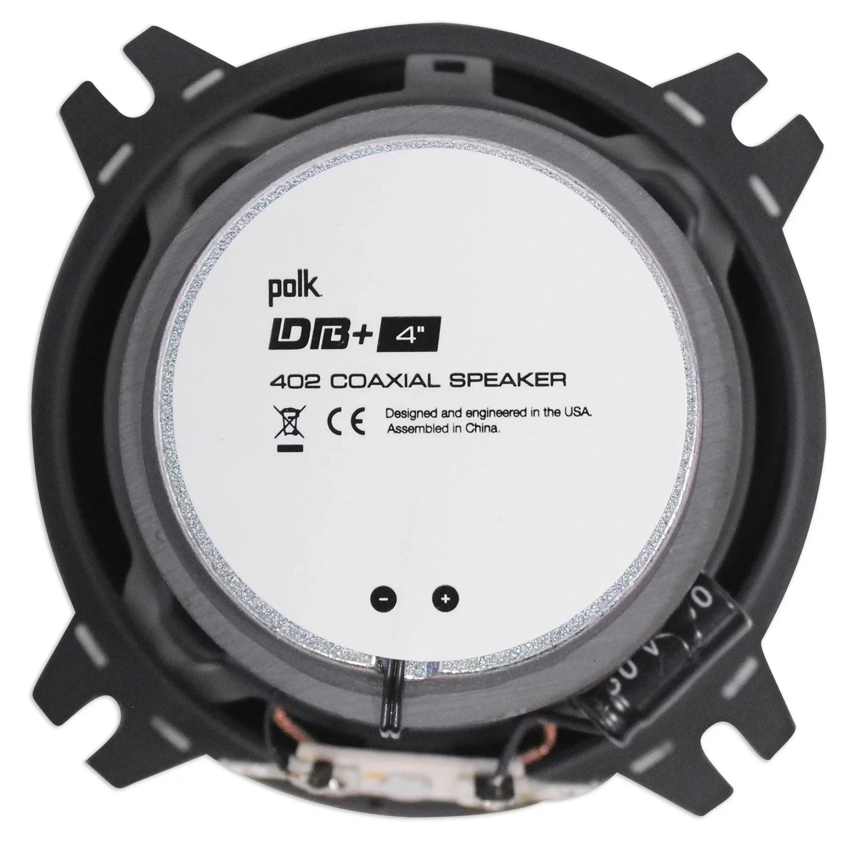 (2) Polk Audio 4" Chrome Tower Speakers+MTX 2-Channel Amp For ATV/UTVCART