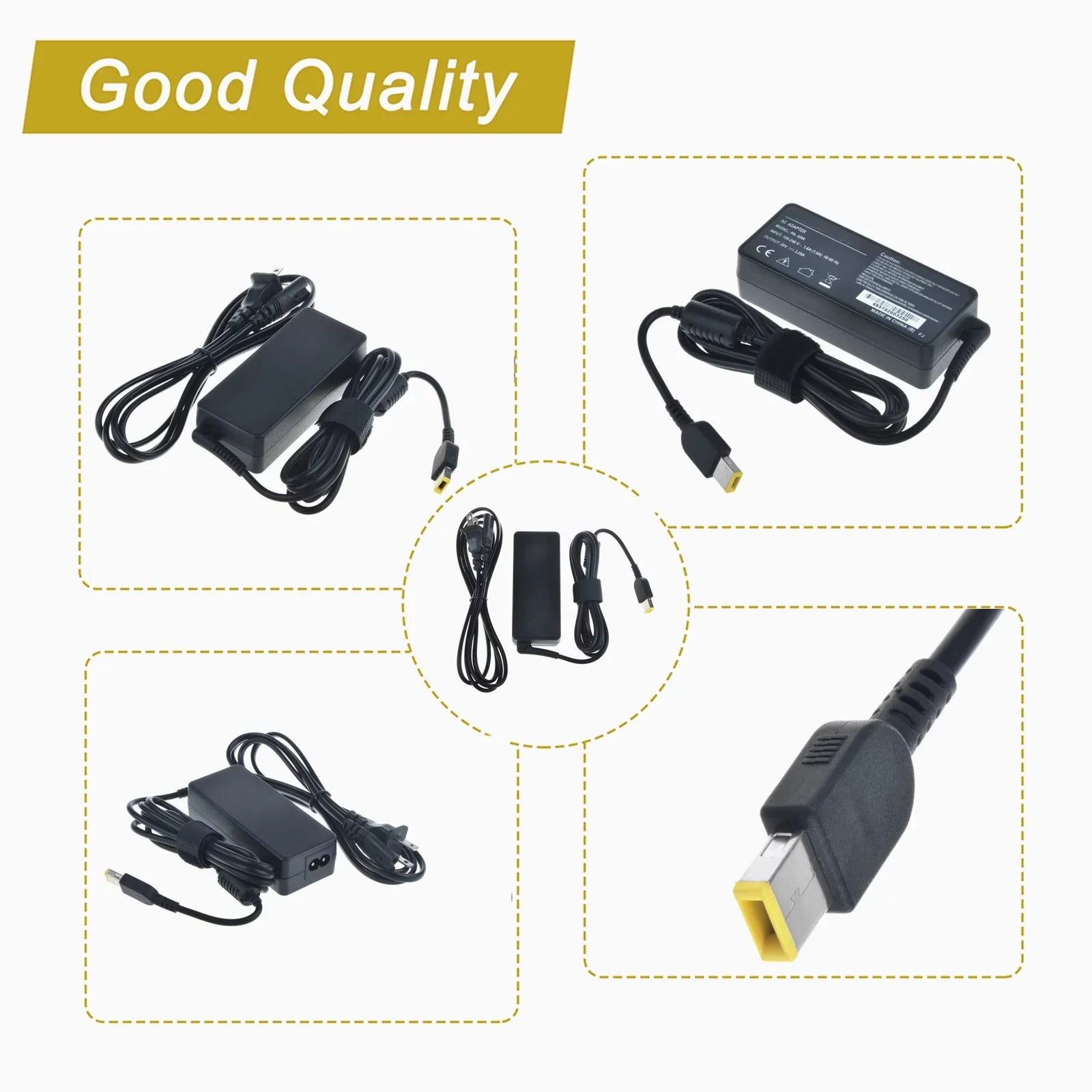 KONKIN BOO Compatible Replacement for  Ideapad B50-70 G40-30 G40-70 G50-30 G50-45 Laptop AC Adapter Charger Power Cord