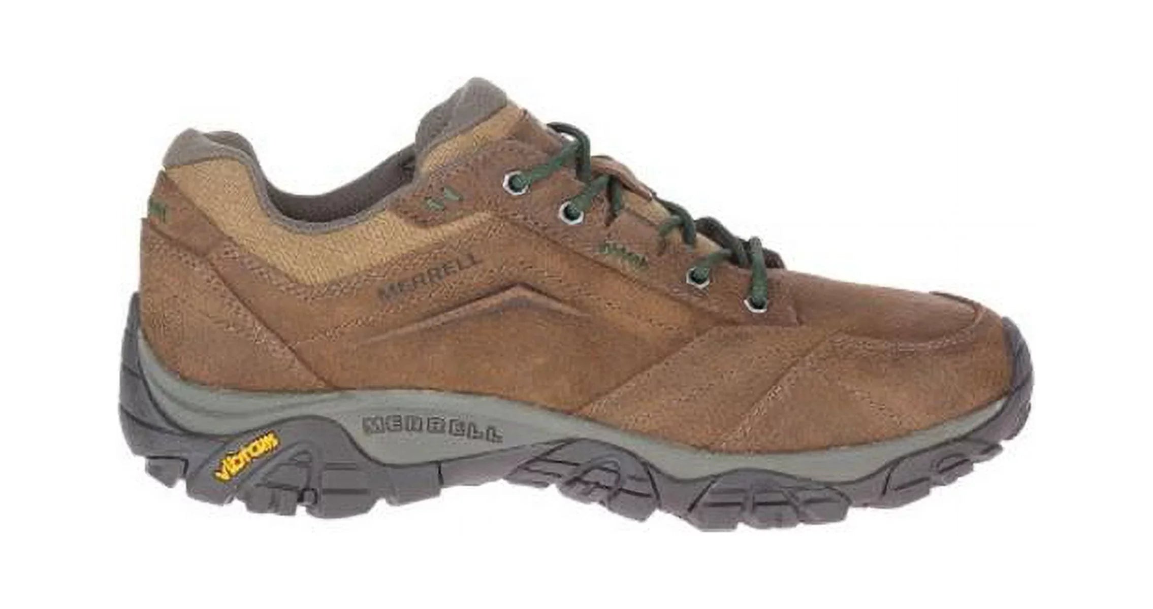 Merrell Mens Moab Adventure Lace Hiking Shoes - Earth Green - 10.5