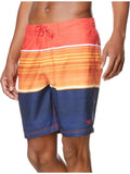 SPEEDO Mens Barrier Beach Orange Stretch Swim Trunks S