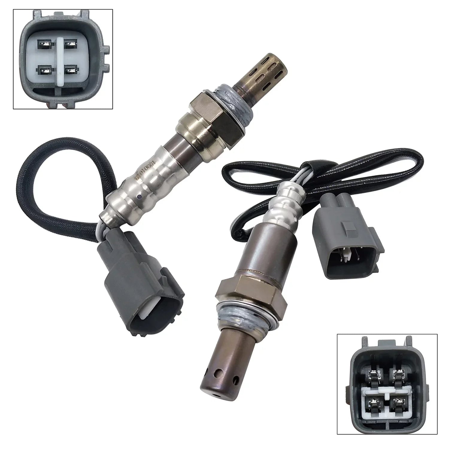 MAXFAVOR 2Pcs Oxygen Sensor Replacement For 2014 2015 Toyota Land Cruiser Sequoia Tacoma 5.7L 4.0L O2 Sensor 234-9145 234-4758 1Pcs Upstream + 1Pcs Downstream