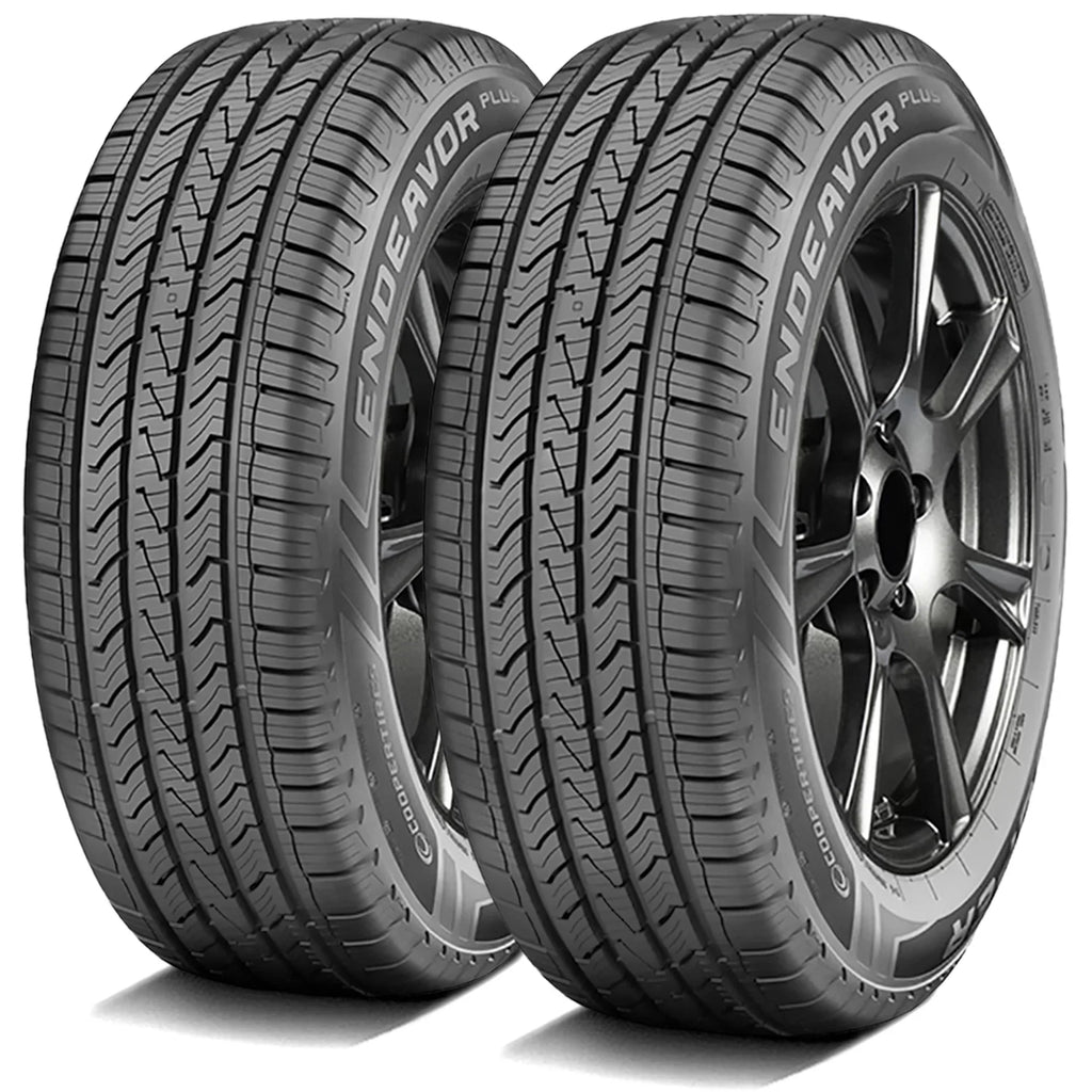 Pair of 2 (TWO) Cooper Endeavor Plus 235/65R17 104H AS A/S All Season Tires Fits: 2017-18 Honda CR-V EX, 2019 Honda CR-V LX
