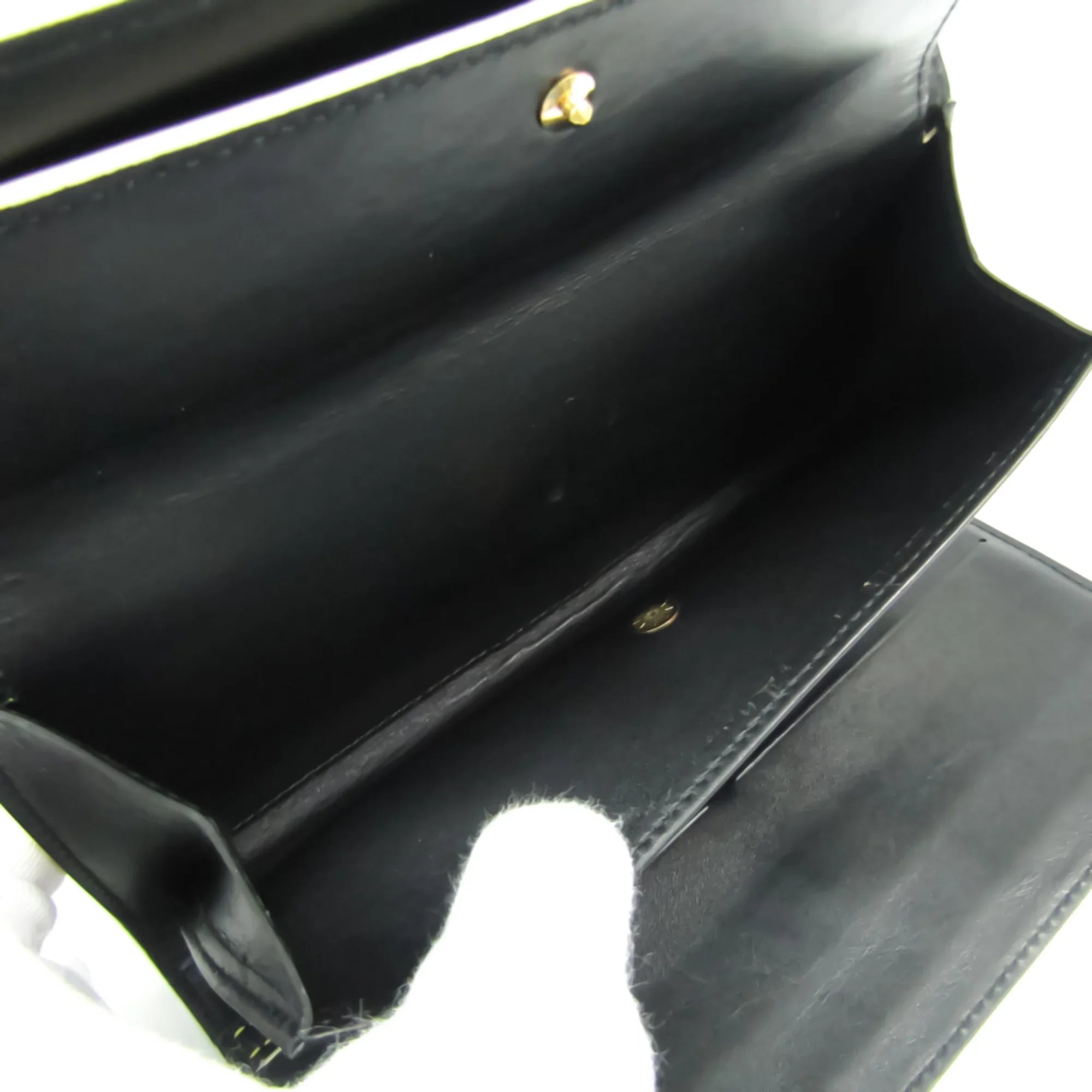 Pre-Owned Louis Vuitton Suhali Porte Tresor International M91836 Women's Suhali Leather Long Wallet (bi-fold) Noir (Good)