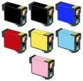 PrinterDash Replacement for Stylus Photo R3000 Inkjet Combo Pack (2-PBK/1-C/M/Y/LC/LM) (NO. 157) (C13T157120-2B5CS)