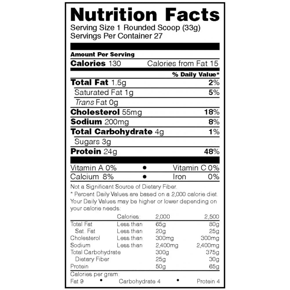 Optimum Nutrition, Gold Standard 100% Whey Protein Powder, 24 g Protein, Cookies & Cream, 1.85 lb, 27 Servings