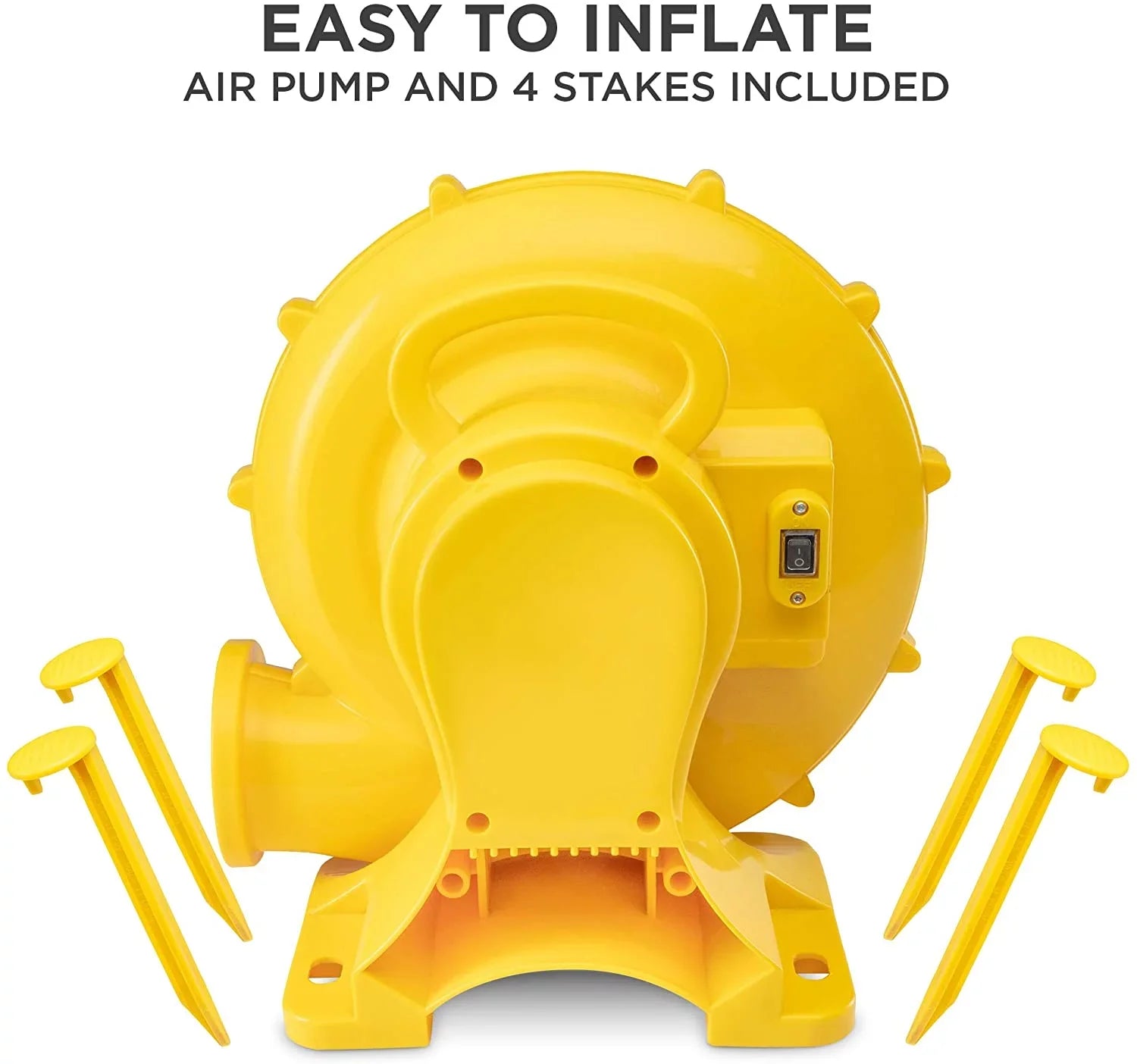 Sunny & Fun InfLatitudeable Water Slide & Blow up Pool, Kids Water Park for Backyard