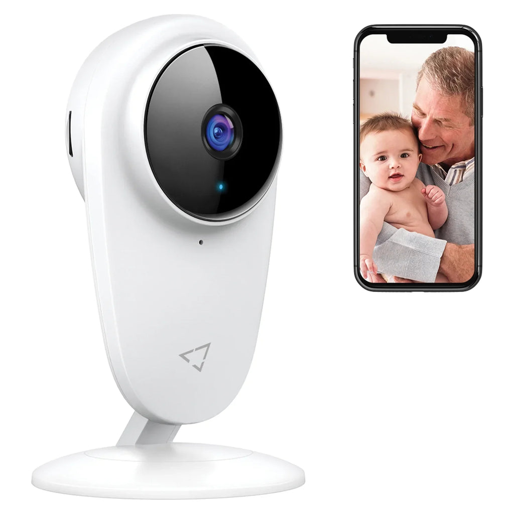 Victure WiFi Baby Monitor, 1080P Indoor Smart Home Security Camera with Color Night Vision, White