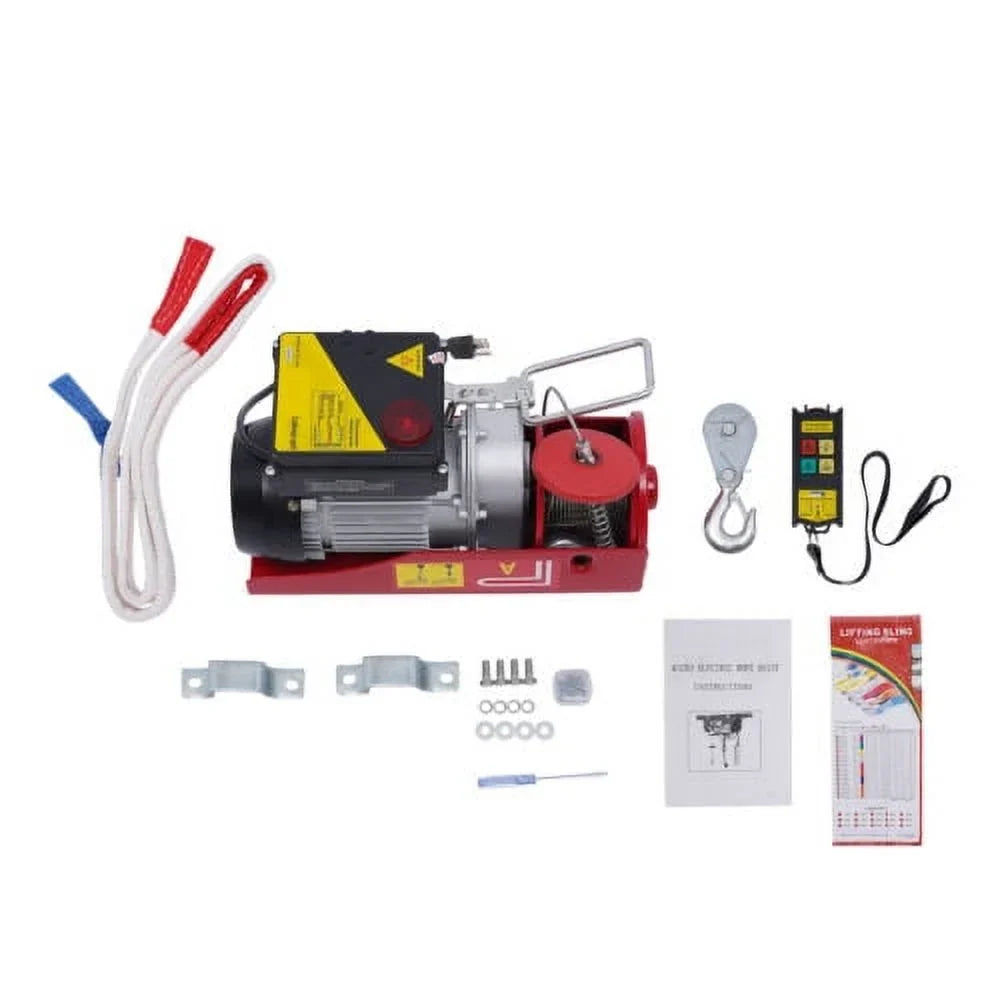 Professional 440 LBS Electric Hoist Winch Crane With Wireless Remote Control