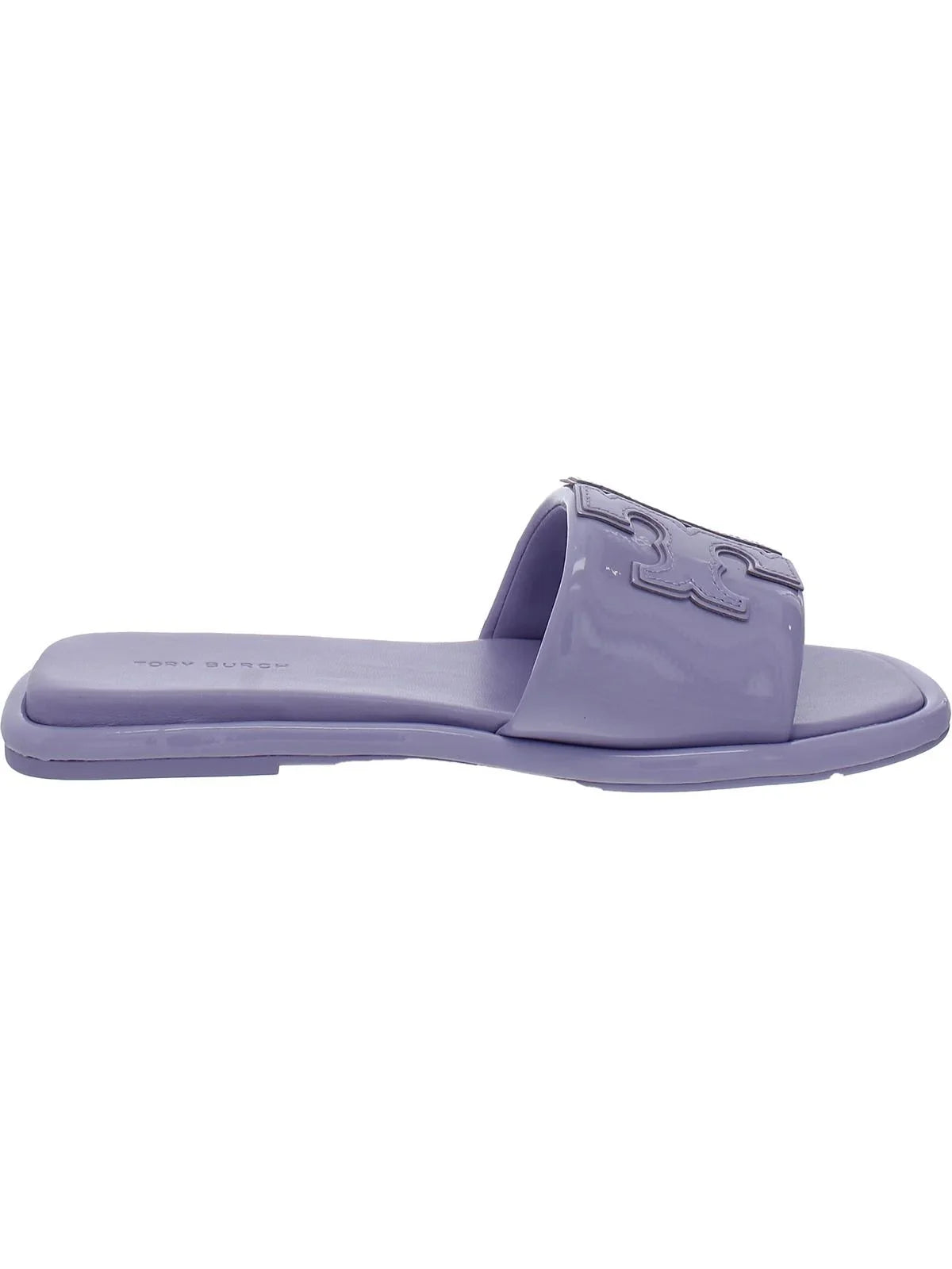 Tory Burch Womens Double T Sport Slide Leather Slides FLatitude Sandals