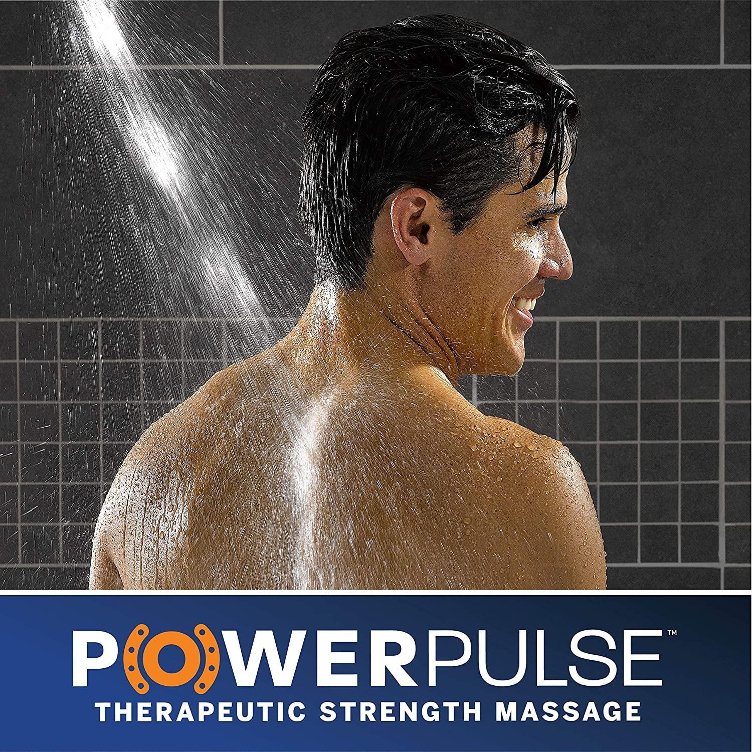 Waterpik PowerWand Spa Combo Shower with PowerPulse Massage, Chrome, XIB-633E-SBX-183ME