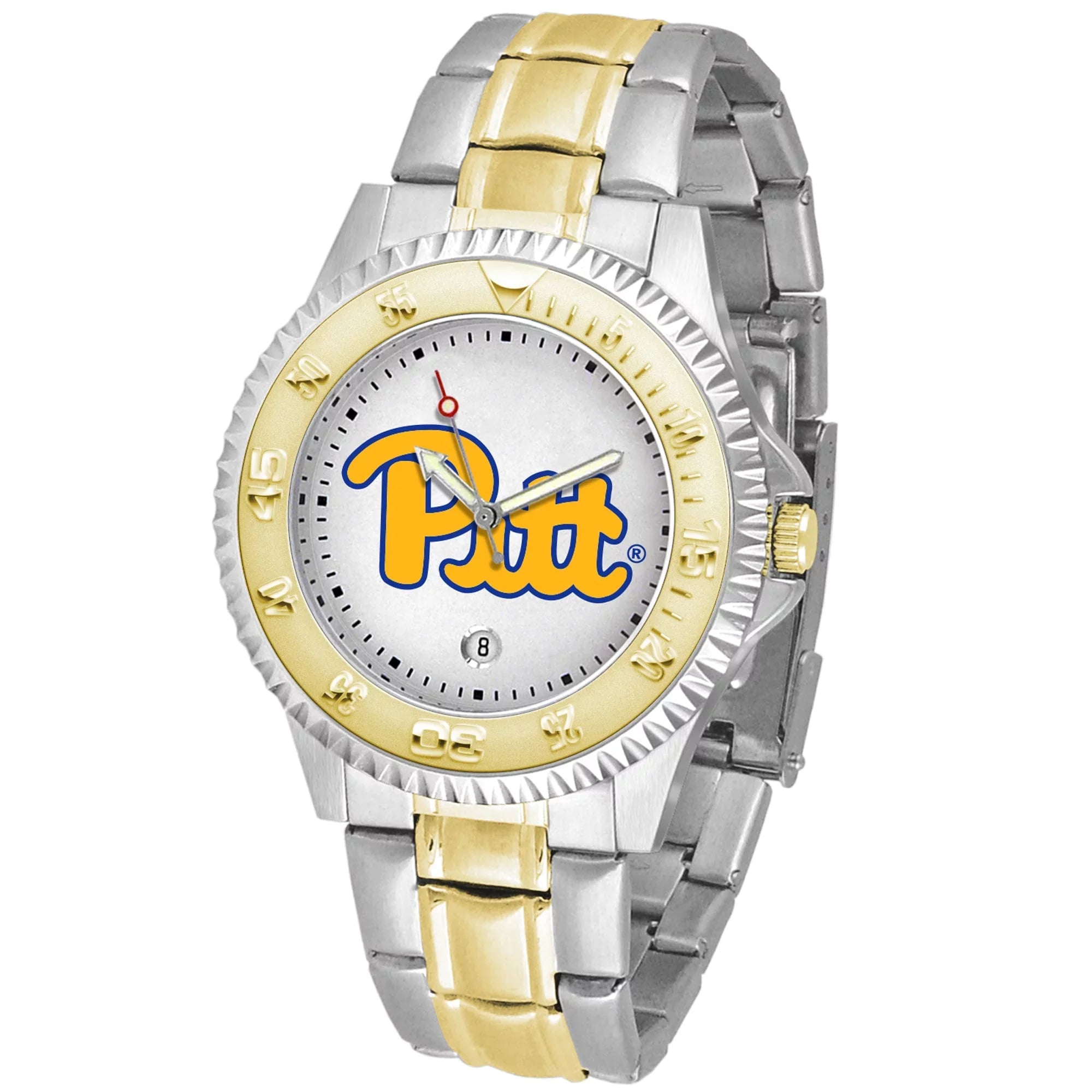 White Pitt Panthers Competitor Two-Tone Watch