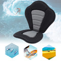 Adjustable Padded Kayak Seat Detachable Backpack Bag Canoe Backrest Storage Kayak Seat Deluxe Padded Boat Seat with Storage Bag Adjustable for Kayaking, Canoeing, Drifting, Rafting, Fishing