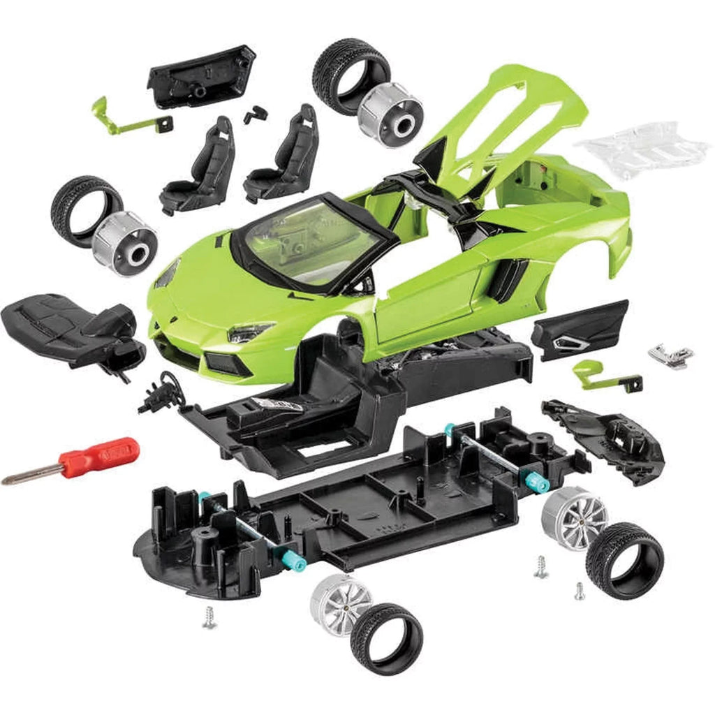 Maisto Assembly Line Lamborghini Aventador Roadster Die Cast Model Kit (39124)
