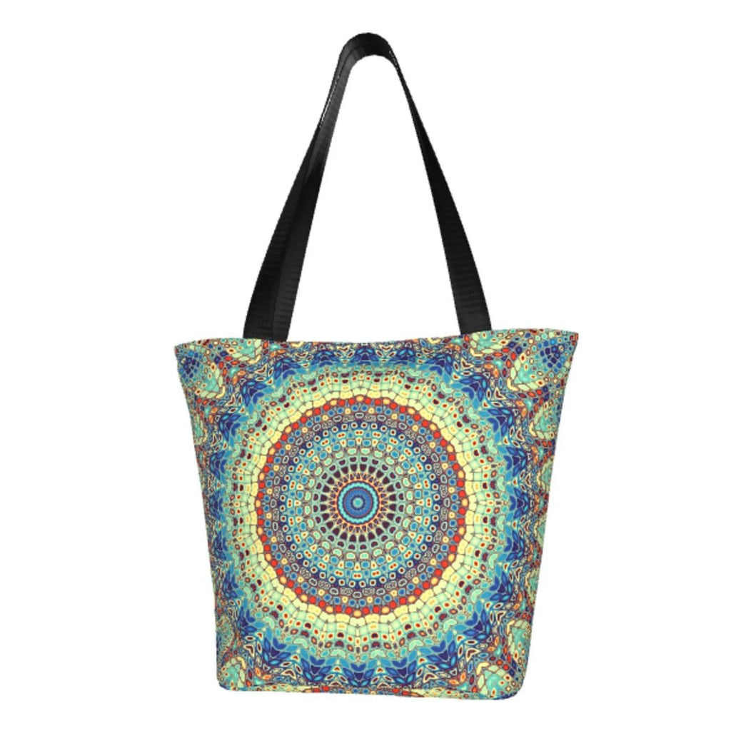 Lukts Round Mandala1 Tote Bag,Shoulder Bag Women'S Hobos Handbags Large Capacity Shopping Bag