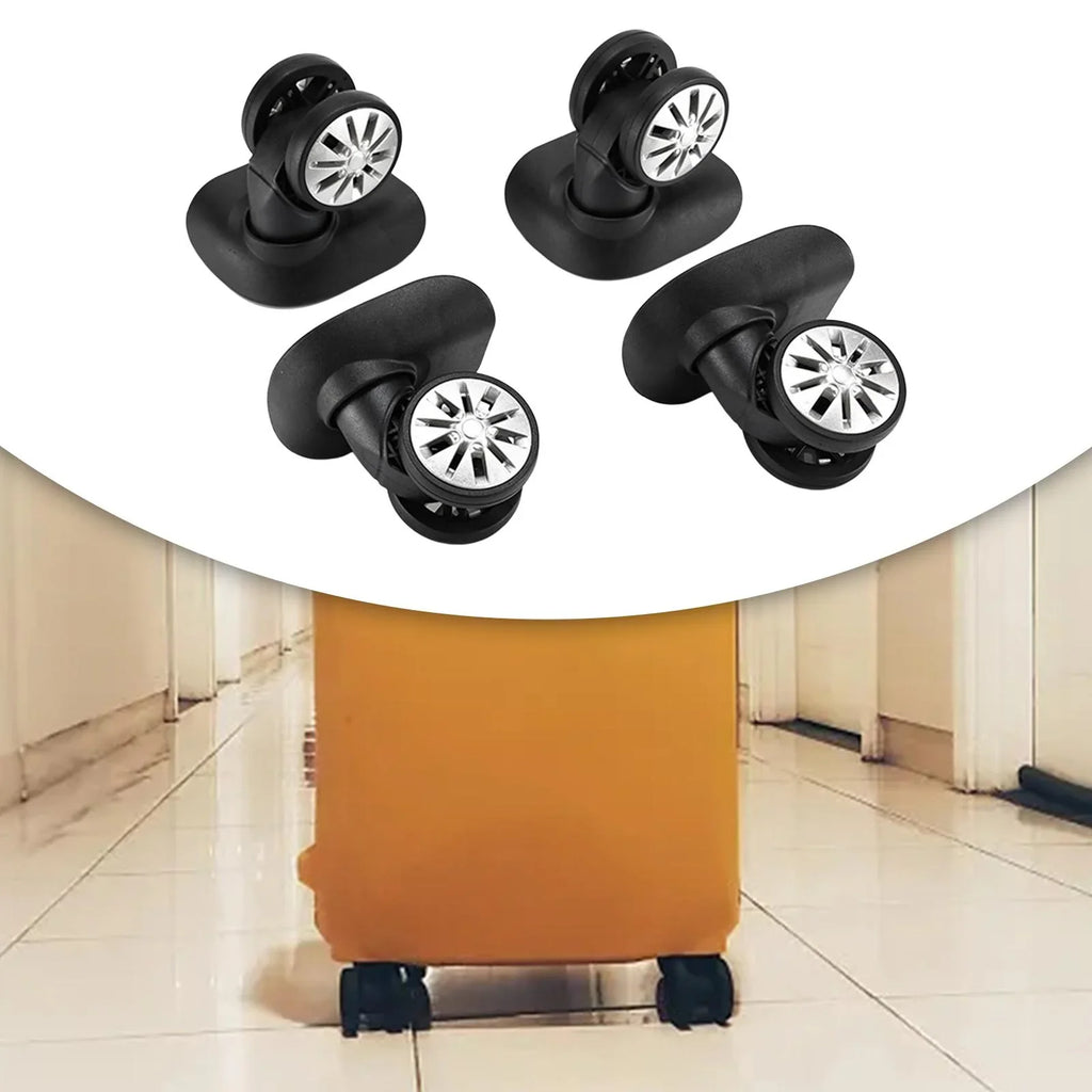 4Pcs Luggage Wheels Replacement Caster Wheels for Trolley Case Suitcase Bag