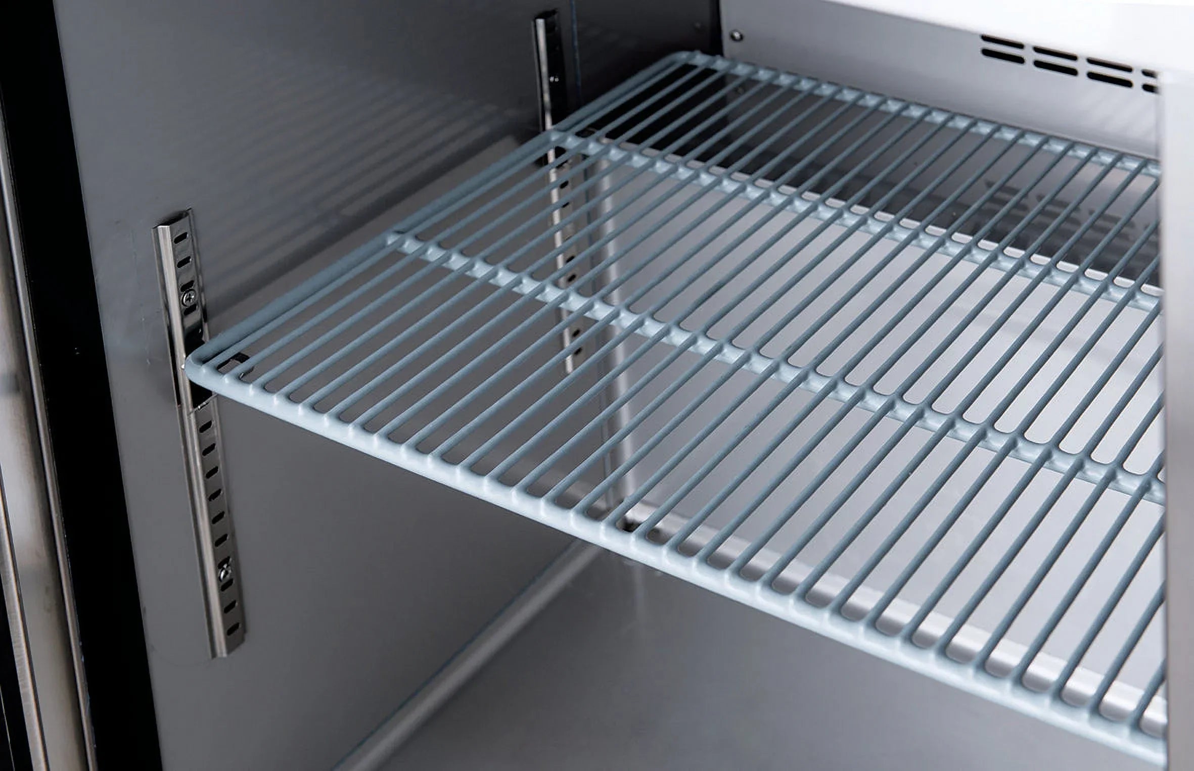 72 in. Three Door Commercial Undercounter Freezer in Stainless Steel 18.96 cu. ft.