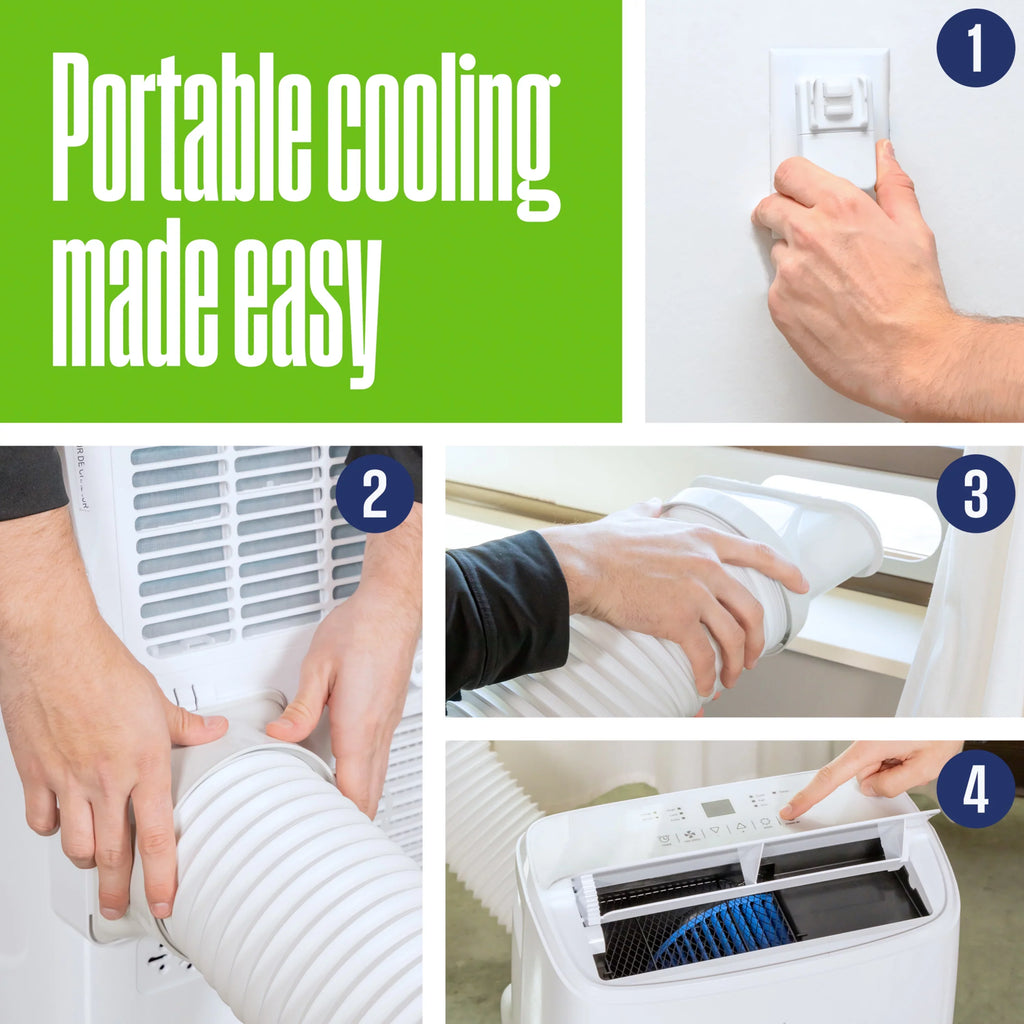 Westinghouse 14,000 BTU Portable Air Conditioner with Dehumidifier with Remote & Smart App, up to 700 Sq Ft