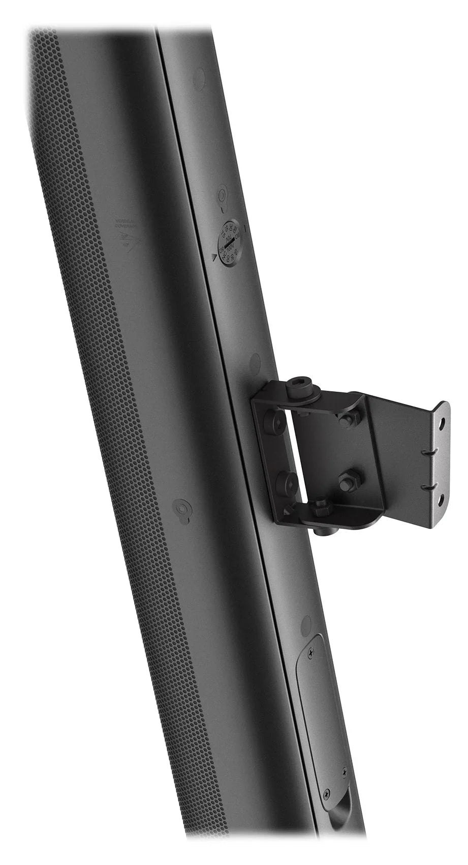 (4) JBL COL600-BK 24" Black 70V Commercial Column Wall Mount Array Speakers+Amp