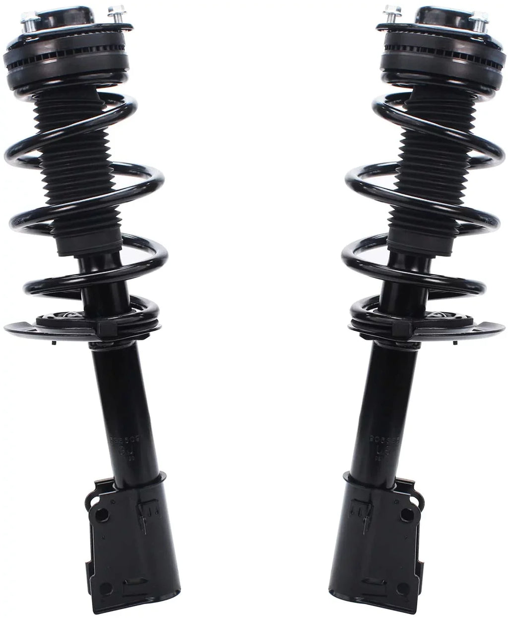 Detroit Axle - Front Struts for V6 2009-2019 Dodge Journey Complete 2 Struts w/Coil Spring 2010 2011 2012 2013 2014 2015 2016 2017 2018 Replacement Quick Install Ready Struts Assembly