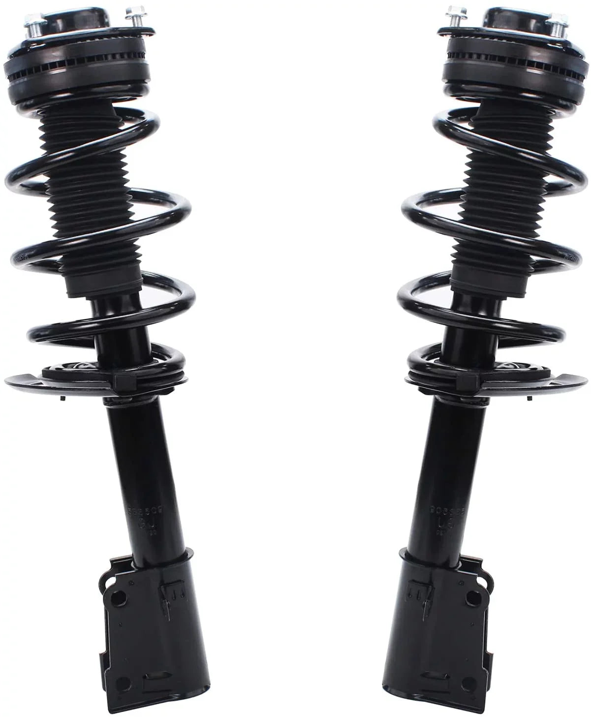 Detroit Axle - Front Struts for V6 2009-2019 Dodge Journey Complete 2 Struts w/Coil Spring 2010 2011 2012 2013 2014 2015 2016 2017 2018 Replacement Quick Install Ready Struts Assembly