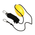 funtasica 5xDrift Anchor Rope W/ Anchor Buoy 9.1M Rope Length for InfLatitudeable Boat Yellow
