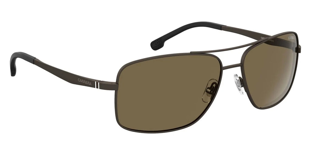 Carrera Polarized Bronze Rectangular Men's Sunglasses CARRERA 8040/S 009Q/SP 60
