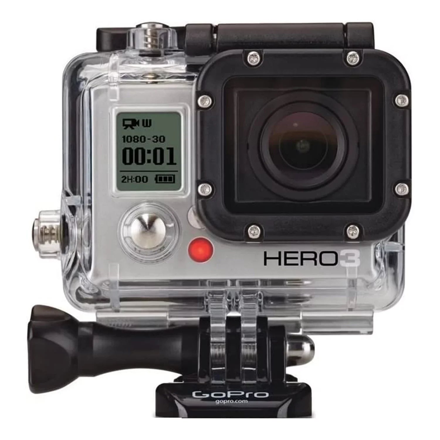 Restored GoPro HERO3 White Edition Action Sports Camera 1080p 5.0 MP WiFi 131.2 ft Underwater Camcorder for Volgging, Travelling, Adventure (Refurbished)