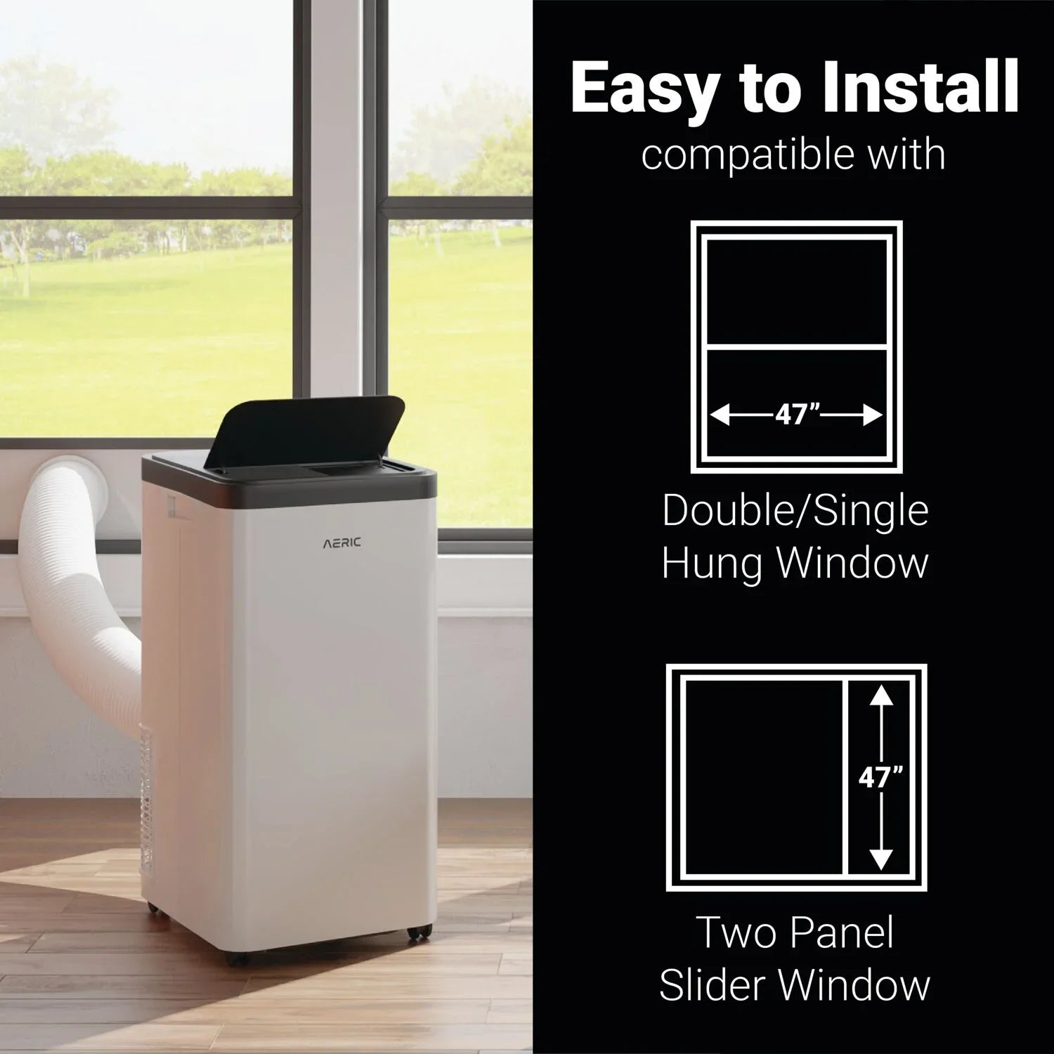 Aeric 10,000 BTU SACC (14,000 BTU ASHRAE) Portable Air Conditioner