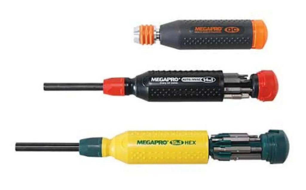 MEGAPRO Multi-Bit Screwdriver,15-in-1,8-1/2" 151NAS-B