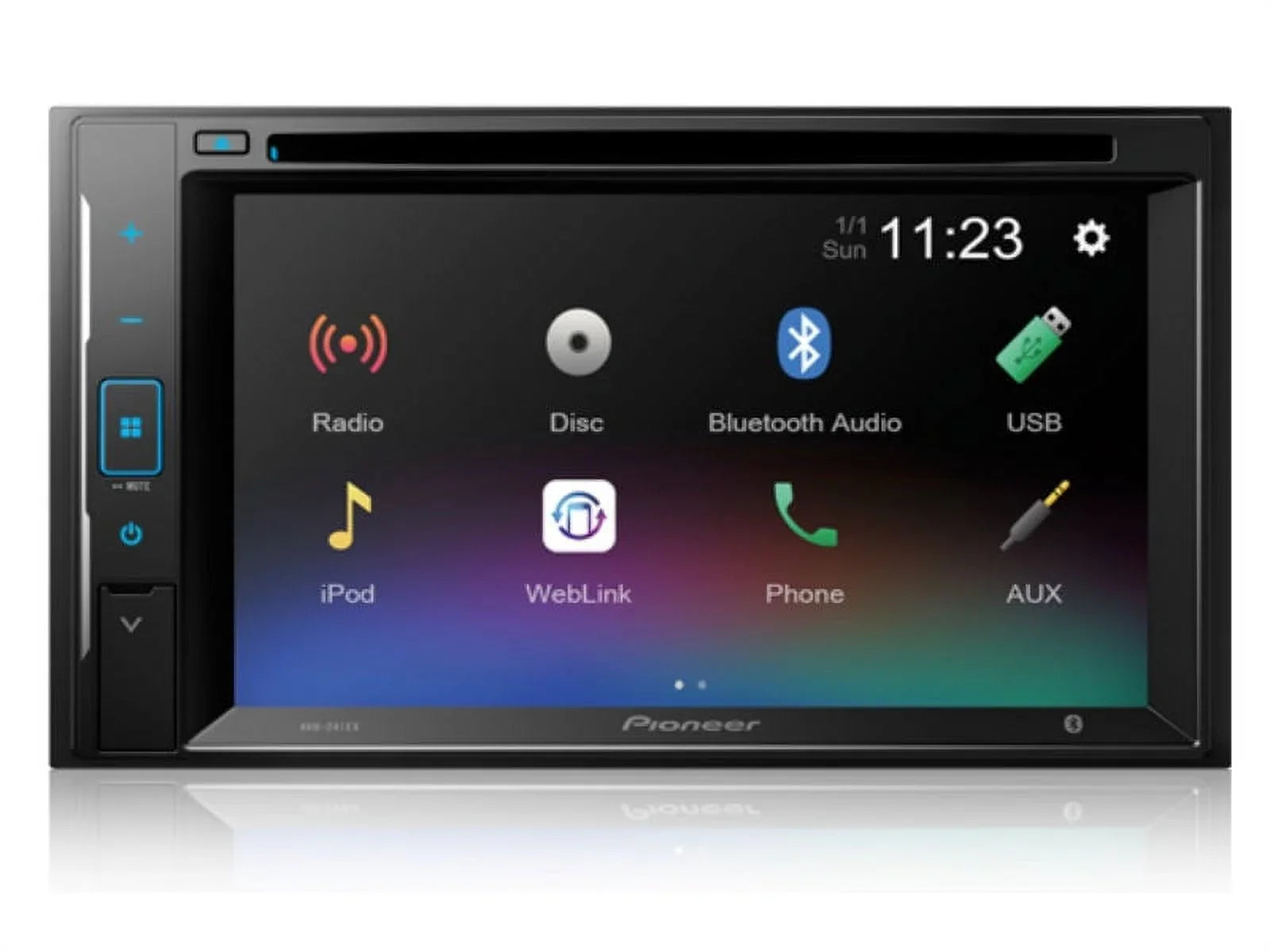 Pioneer DMH-241EX  Touchdisplay Digital Media Receiver with Bluetooth + Backup Camera