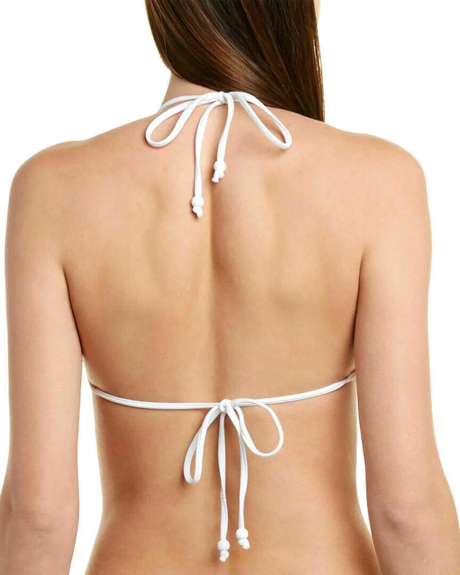 Shoshanna Womens Striped Halter Swim Top Separates White D