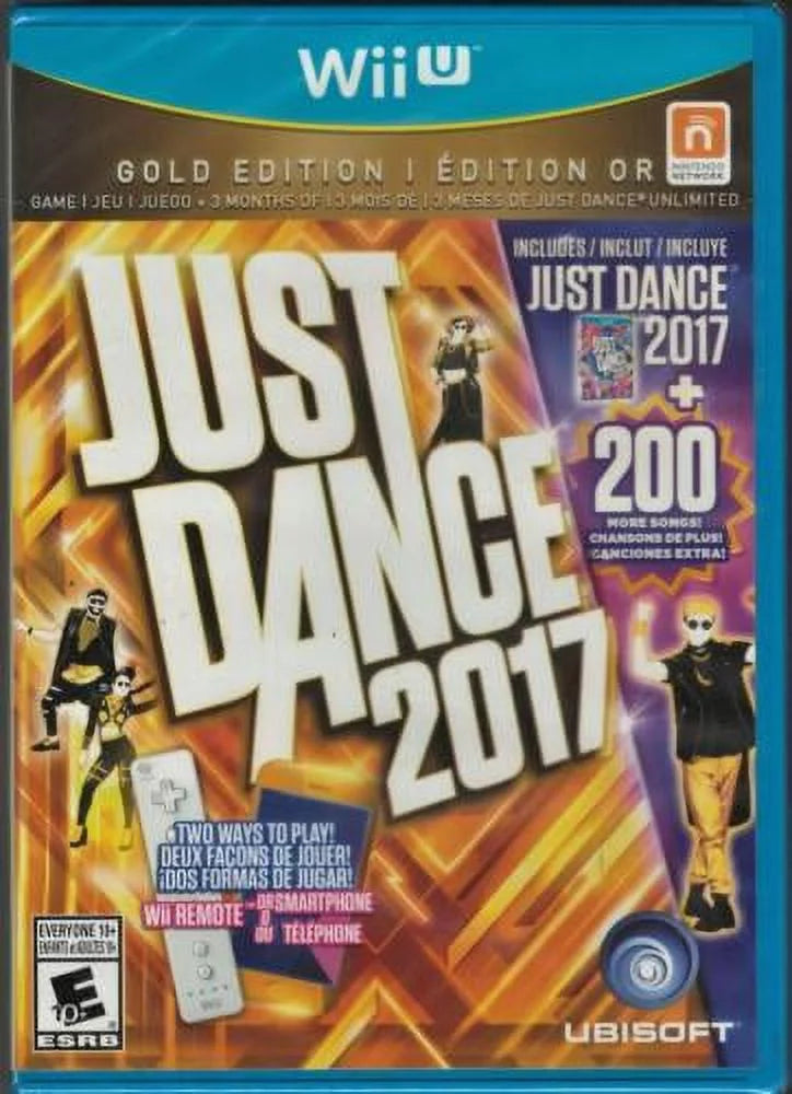 Just Dance 2017 Gold Edition Wii-U (Brand New Factory Sealed US Version) Nintend