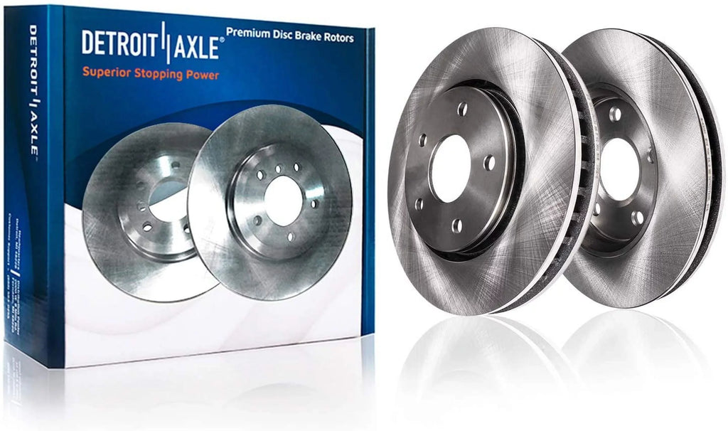 Detroit Axle - Brake Kit for 2007-2013 Nissan Altima Disc Brake Rotors 2007 2008 2009 2010 2011 2012 2013 Ceramic Brakes Pads Replacement: 11.65" inch Front Rotor and 11.46" inch Rear Rotor
