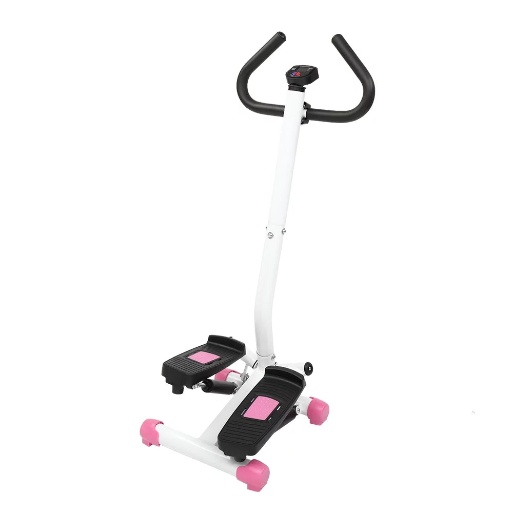 SalonMore Twist Stepper Exercise Equipment, with Handlebar and LCD Monitor, for Losing Weight