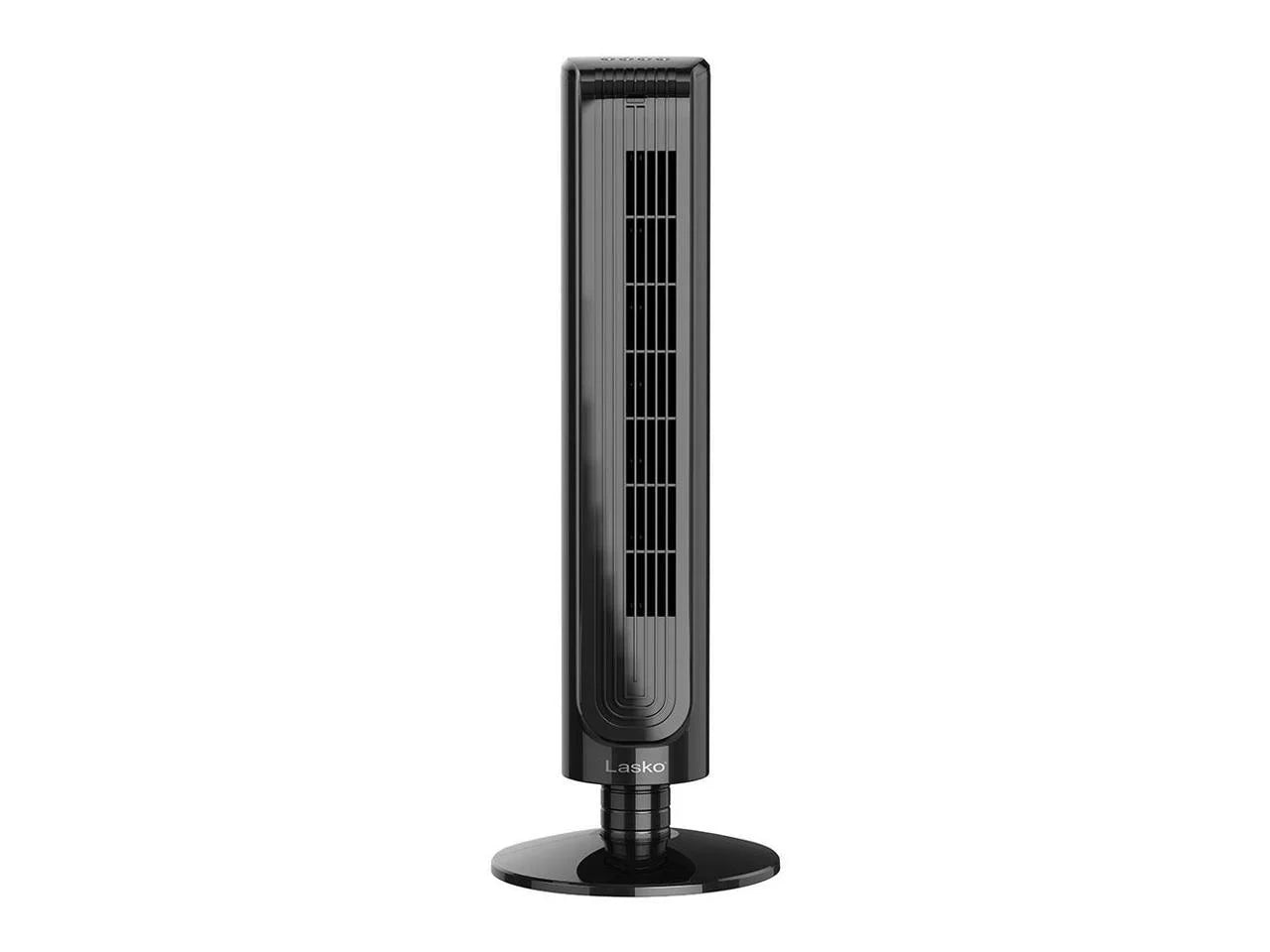 Lasko 32 Inch Slim Portable 3 Speed OscilLatitudeing Tower Fan with Remote