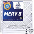 Filter King 36x9.5x1a Air Filter | 4-PACK | MERV 8 HVAC Pleated A/C Furnace Filters | MADE IN USA | Actual Size: 36 x 9.5 x .75"