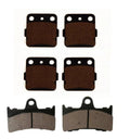 Front & Rear Severe Duty Brake Pads Yamaha Grizzly 660 4x4 2002 2003 2004 2005