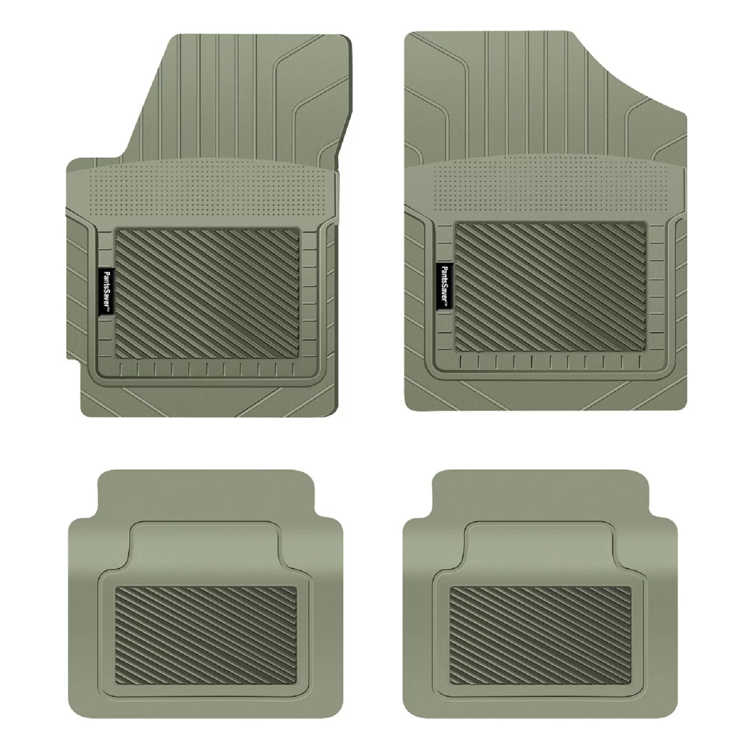 PantsSaver Custom Fit Floor Mats for Genesis GV60 2023 All Weather Protection -4 Piece Set (Gray)