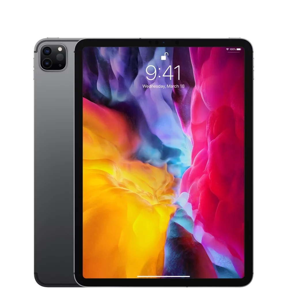 Restored  iPad Pro (11") 2nd Gen 128GB Space Gray Wi-Fi MY232LL/A (Latest Model) (Refurbished)