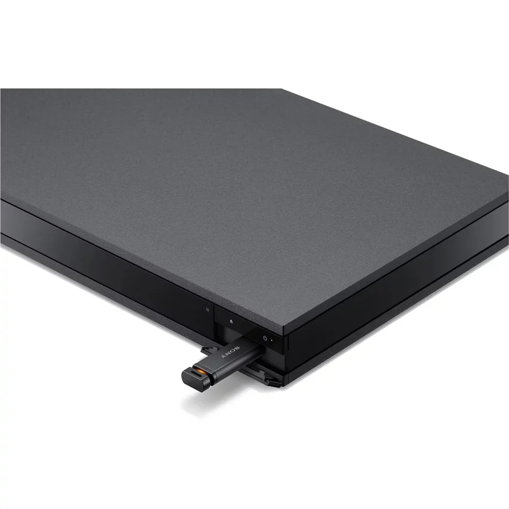 UBP-X800 - 4K Ultra HD Smart Blu-Ray Player with Hi Res + Accessories Bundle Includes, 2.4GHz Wireless Backlit Keyboard w/ Touchpad, 6ft HDMI Cable and Laser Lens Cleaner for DVD/CD Players
