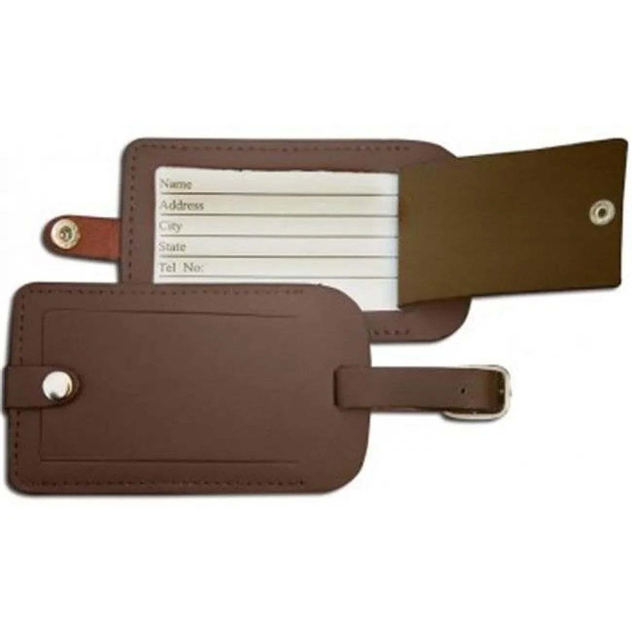 Dacasso  ChocoLatitudee Brown Leather Luggage