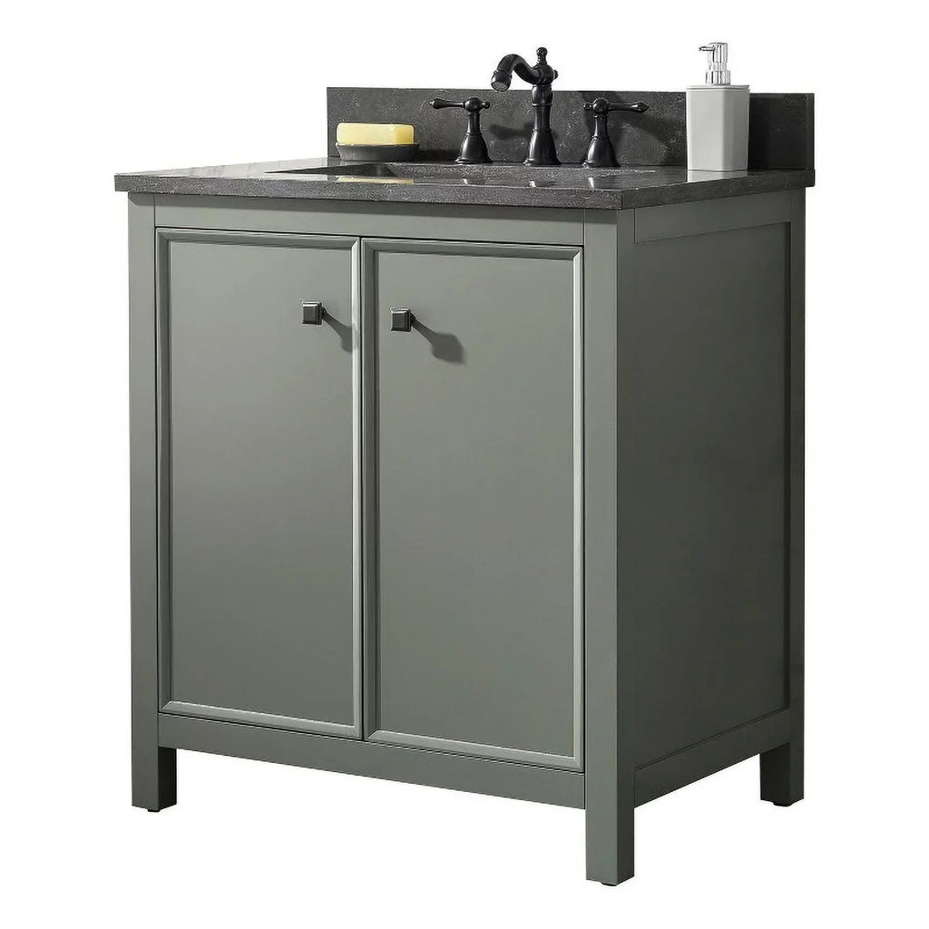 Legion Furniture 30" Contemporary MDF/Veneer Wood Sink Vanity Cabinet - Green