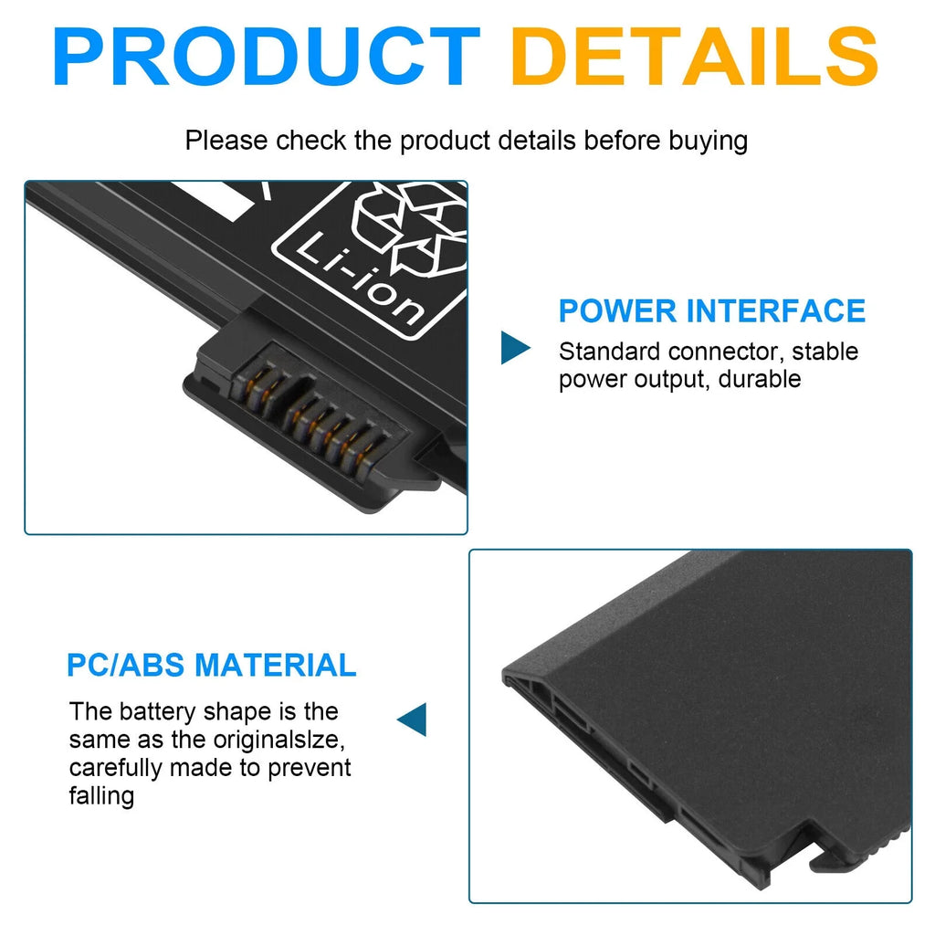 For  ThinkPad X240 T440 T450 X250 X260 T460 Battery 68+ 24Wh