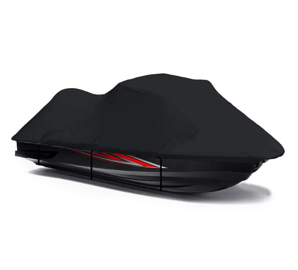 BLACK 600 DENIER JetSki Cover Compatible for YAMAHA JET SKI XLT 1200 2001 2002 2003 2004 2005 / 800 2002 2003 2004 PWC Cover