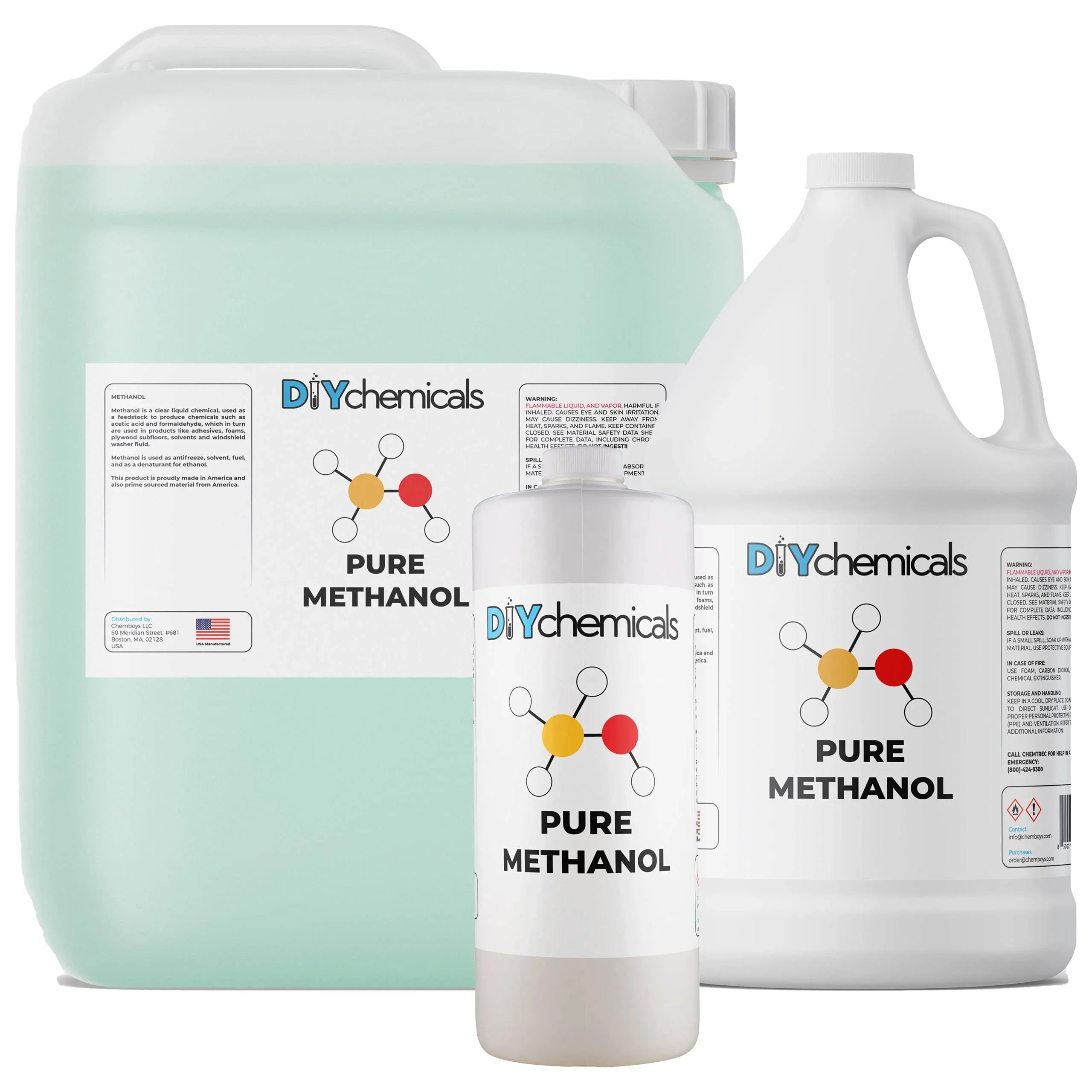 DIYChemicals | Methanol Industrial Grade | 15 Gallon
