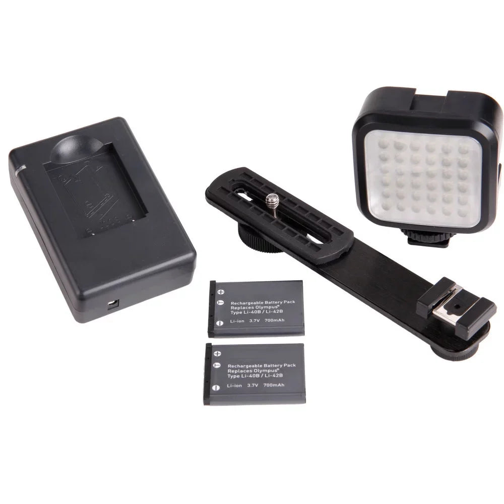 HDR-CX405 HD Handycam + Extra Battery + LED - 16GB Kit