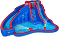 Sunny & Fun InfLatitudeable Water Slide & Blow up Pool, Kids Water Park for Backyard