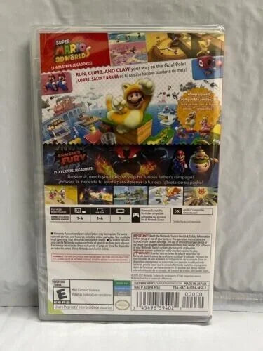 Brand New Game Super Mario 3D World + Bowser's Fury Switch
