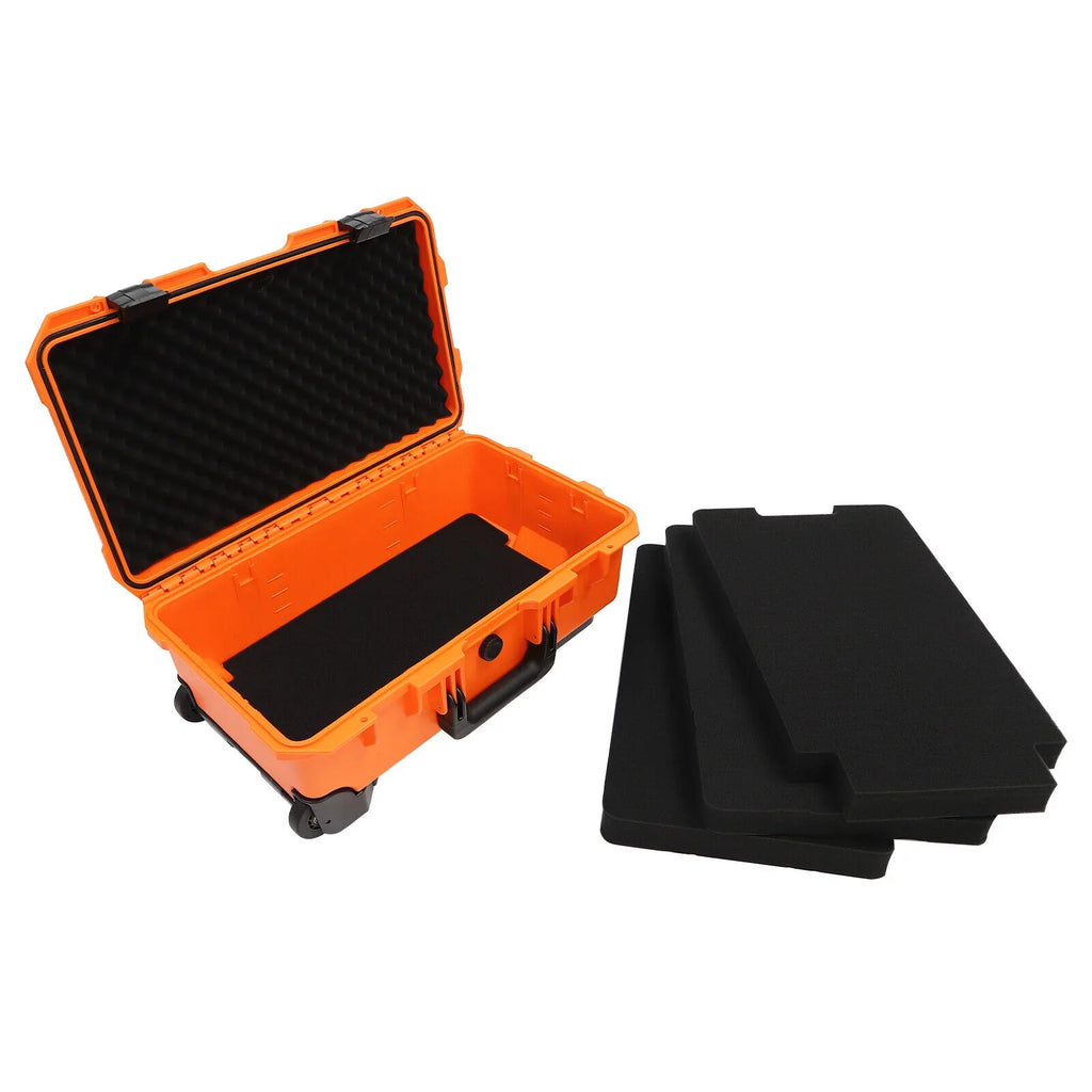 22-Inch Multi-Purpose Case Camera Box W/Customizable Foam IP67 Waterproof Protective Camera Case