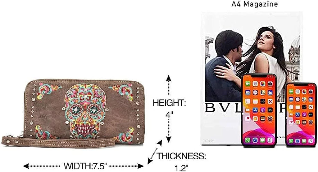 Leather Tote Bag Western Style Shoulder Bag Handbag and Purse for Women